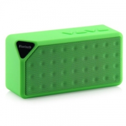 Reproduktor bluetooth X3 Jambox Style s MP3 přehrávačem, micro SD katra zelený