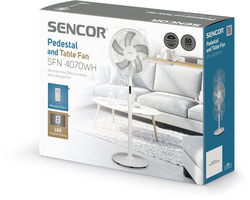 Stojanový ventilátor SENCOR SFN 4070WH 