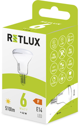 LED žárovka E14 6W teplá bílá RETLUX RLL 421