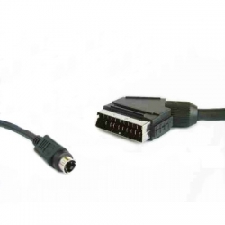 Kabel SCART (21P) konektor - SVHS (4P), konektor 1,5 m
