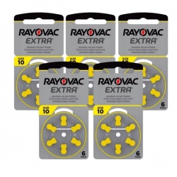 Baterie do naslouchadel Rayovac Extra PR70 (A10, B0104, B20PA, AC10/230E) 30ks