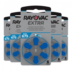 Baterie do naslouchadel Rayovac Extra PR44 (675, 675A, 675F, ZA675F) 30ks