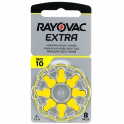 Baterie do naslouchadel Rayovac Extra PR70 (A10, B0104, B20PA, AC10/230E) 8ks