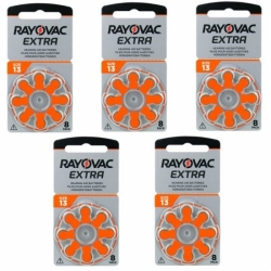 Baterie do naslouchadel Rayovac Extra PR48, A13, Size 13,13AU, DA13, 13HPX, ZA13, PR13H 40ks