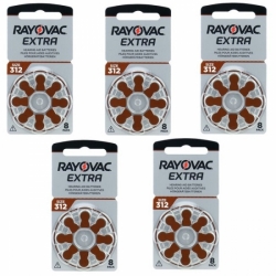 Baterie do naslouchadel Rayovac Extra PR41, A312, B3124, L312ZA 40ks
