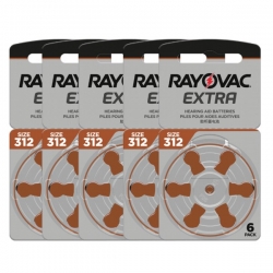 Baterie do naslouchadel Rayovac Extra PR41 (A312, B3124, L312ZA) 30ks
