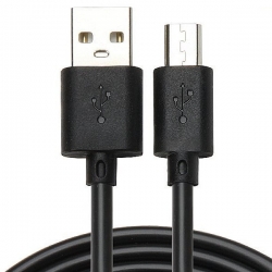 Micro USB kabel s dlouhým microUSB konektorem 1m