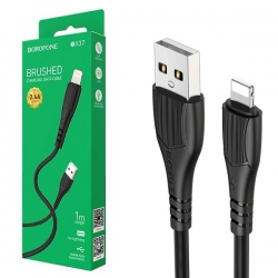 USB kabel pro iPhone BOROFONE Wieldy BX37 1m černý