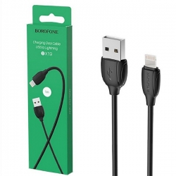 USB kabel pro iPhone BOROFONE Benefit BX19 2.4A 1m černý