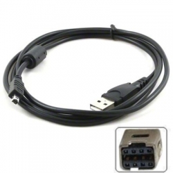 USB kabel Casio / KONICA-MINOLTA / Panasonic / Toshiba (E,A,X,Z,Lumix,PDR)