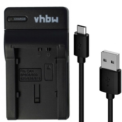 USB nabíječka pro Canon BP-808, BP-809, BP-819, BP-820, BP-827, BP-828 