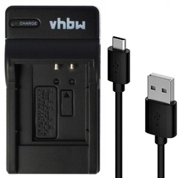 USB nabíječka pro Olympus LI-50B, LI-90B, PENTAX D-LI92, Casio NP-150, Panasonic VW-VBX090