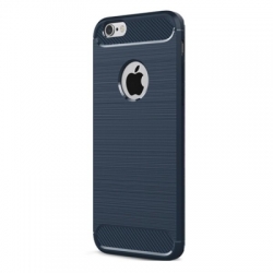 Pouzdro Carbon pro iPhone X dark blue