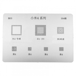 Matrice (šablony pro BGA spoje) chipsetu pro Xiaomi Mi4