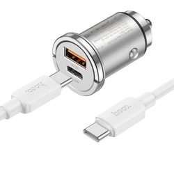 Rychlá nabíječka do auta PD USB-C 45W Hoco NZ10 s USB C kabelem