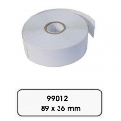 Kompatibilní papírové štítky pro Dymo 99012, 89 x 36 mm, 260ks, bulk