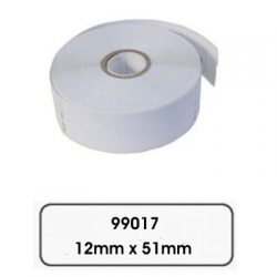 Kompatibilní papírové štítky pro Dymo 99017, 12mm x 51mm, 220ks, bulk