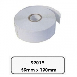 Kompatibilní papírové štítky pro Dymo 99019, 59mm x 190mm, 110ks, bulk