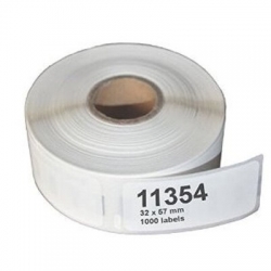Kompatibilní papírové štítky pro Dymo 11354, 57mm x 32mm, 1000ks, bulk